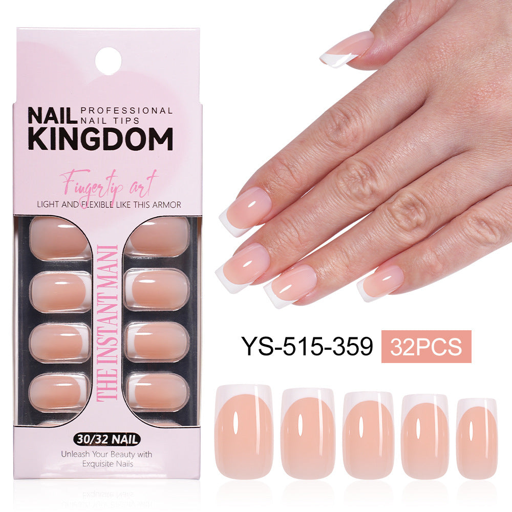 "Classic White French" - Timeless 32Pcs Press-On Nails Set – Image 7