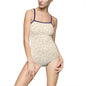 Floral Women's One-Piece Swimsuit, Summer Swimwear, Beach Holiday, Swimming Pool, Vacation Outfit, Floral Print Bathing Suit