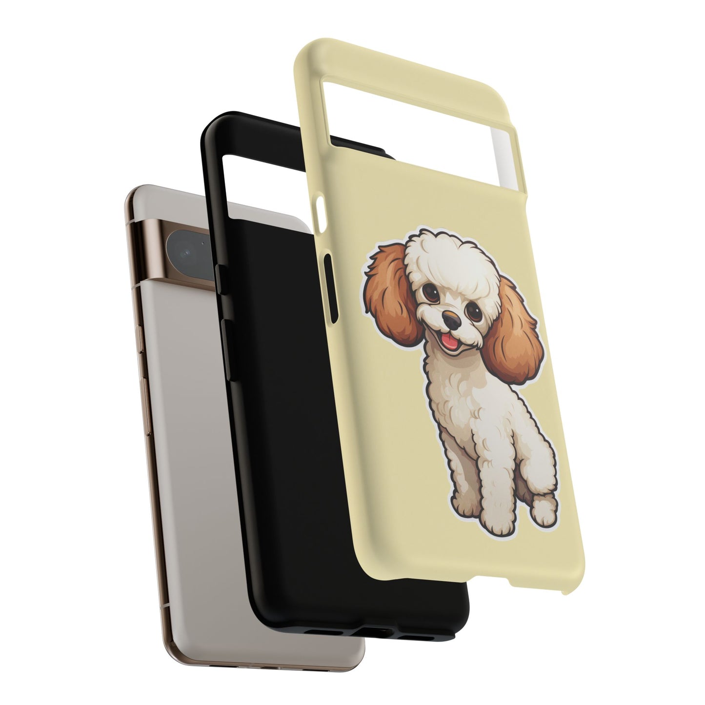 Cute Dog Phone Case, Pet Lover Gift, Custom Phone Cover, Cartoon Dog Case, Durable Phone Accessory