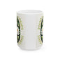 Elegant Floral Ceramic Mug - Perfect for Tea Lovers, Housewarming Gift, Mother's Day, Garden Party, Botanical Decor