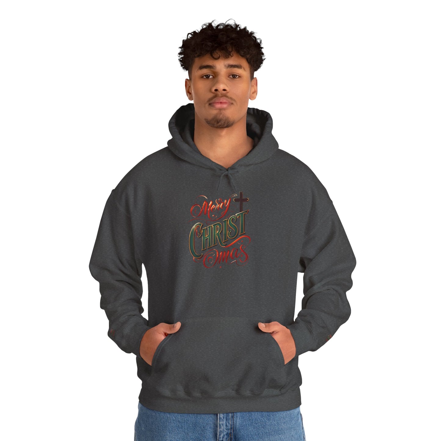 Merry Christmas Hoodie, Cozy Unisex Sweatshirt for Holiday Gatherings, Festive Gift Idea for Him/Her, Winter Apparel, Christmas Sweater