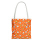 Cute Cat Pattern Tote Bag, Fun Shopping Bag