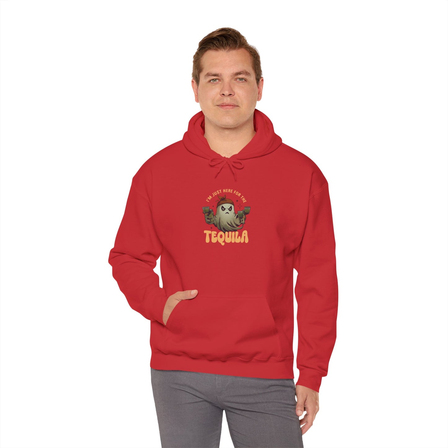 Unisex Heavy Blend™ Hooded Sweatshirt Only here for the Tequila