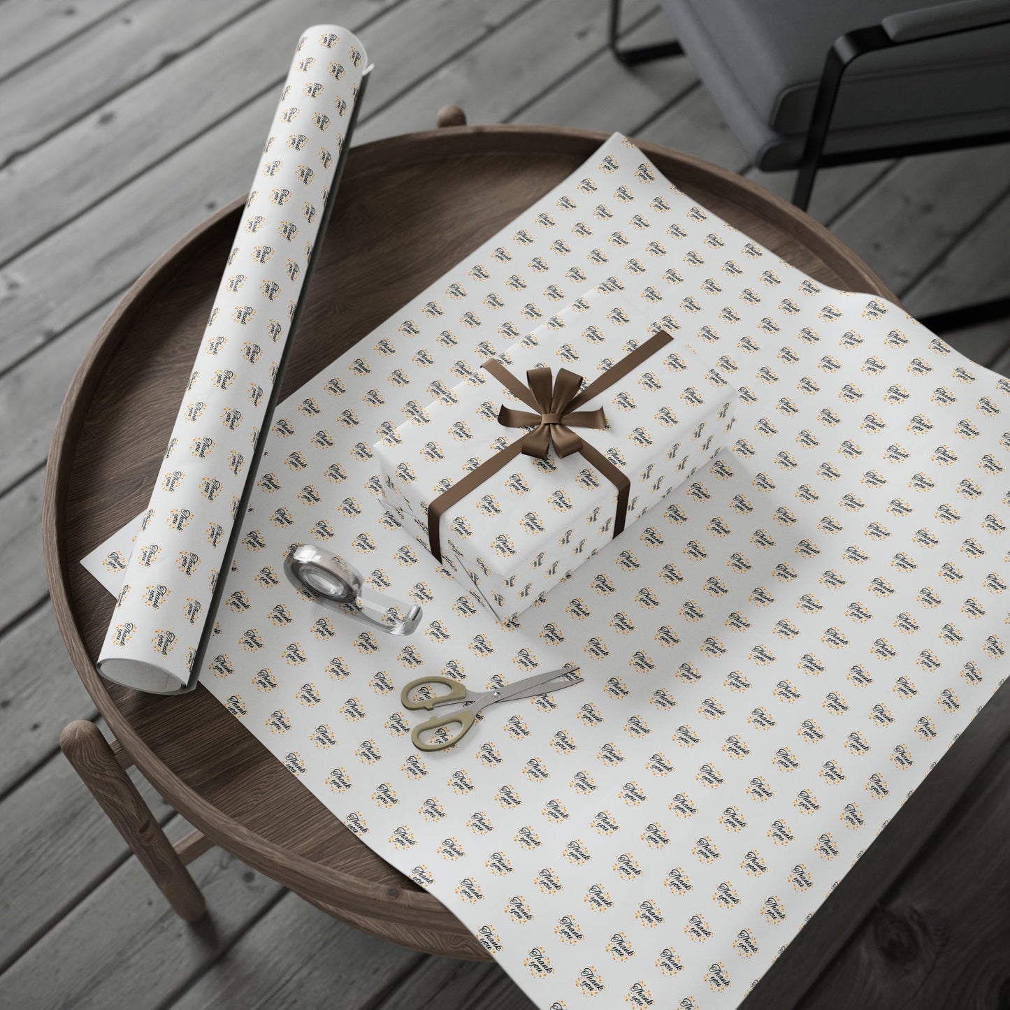 Wrapping Paper Roll — Thank you wrapping paper