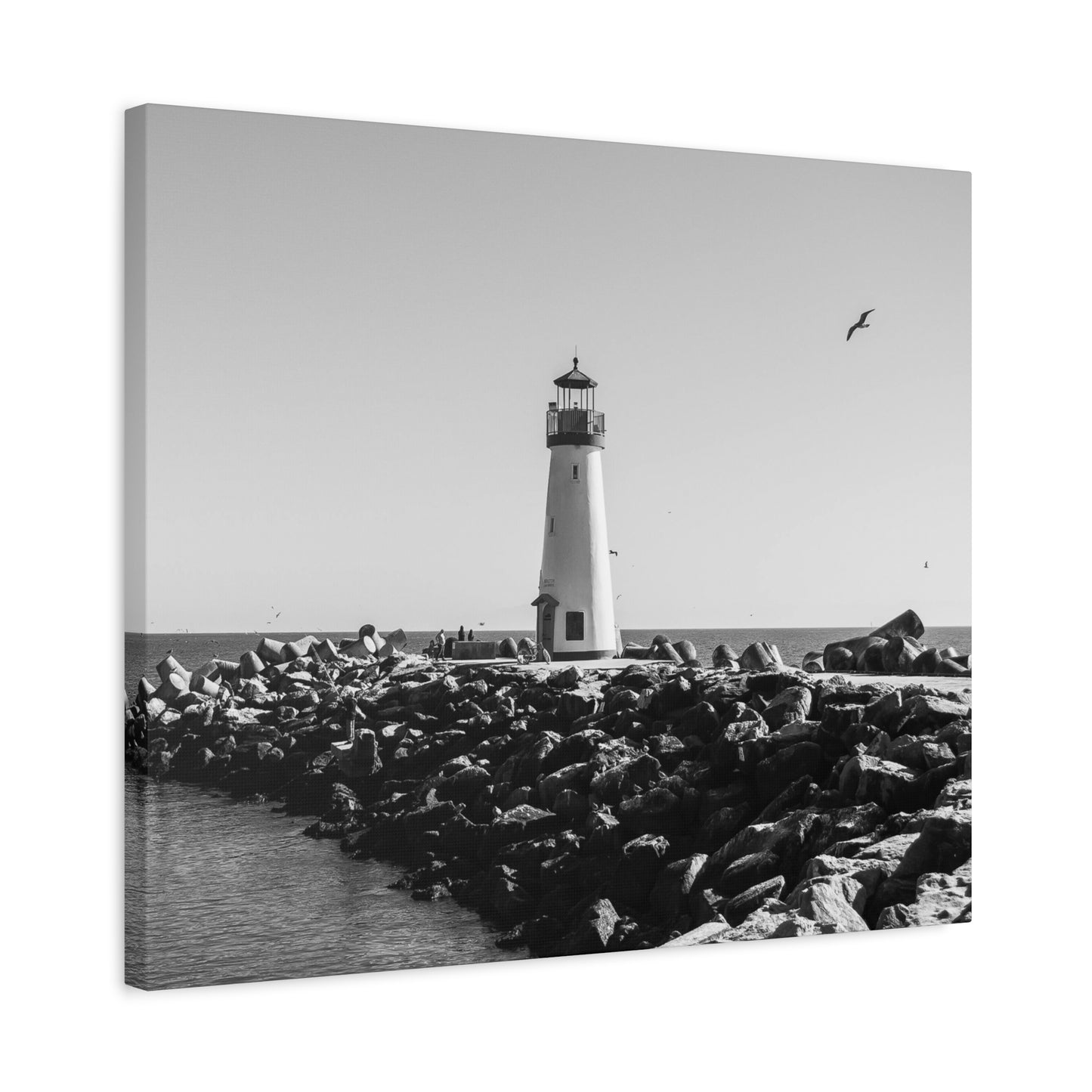 Matte Canvas, Stretched, 1.25" - Lighthouse