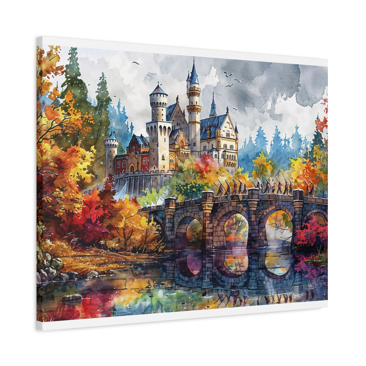 Matte Canvas, Stretched, 1.25" - Castle