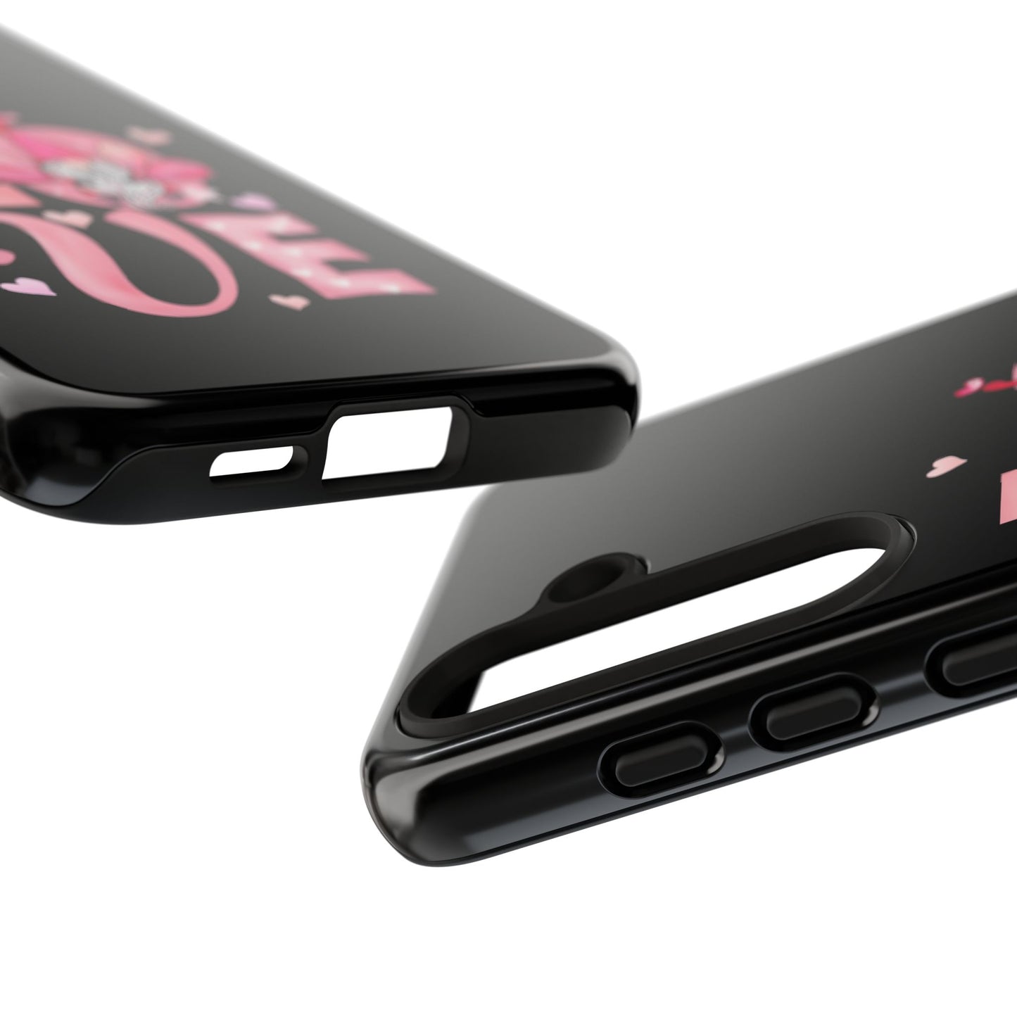 Love Gnome Phone Case — Cute Pink Heart Valentines Protective Case