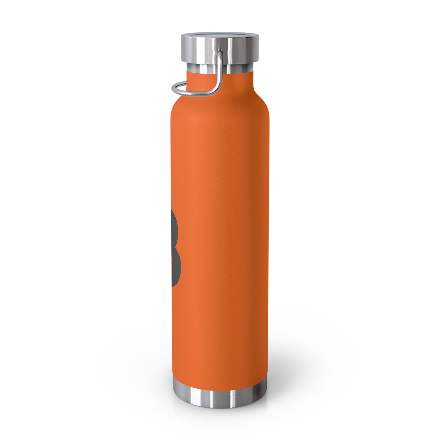 Personalized Copper Insulated Water Bottle, 22oz - "B" Custom Monogram