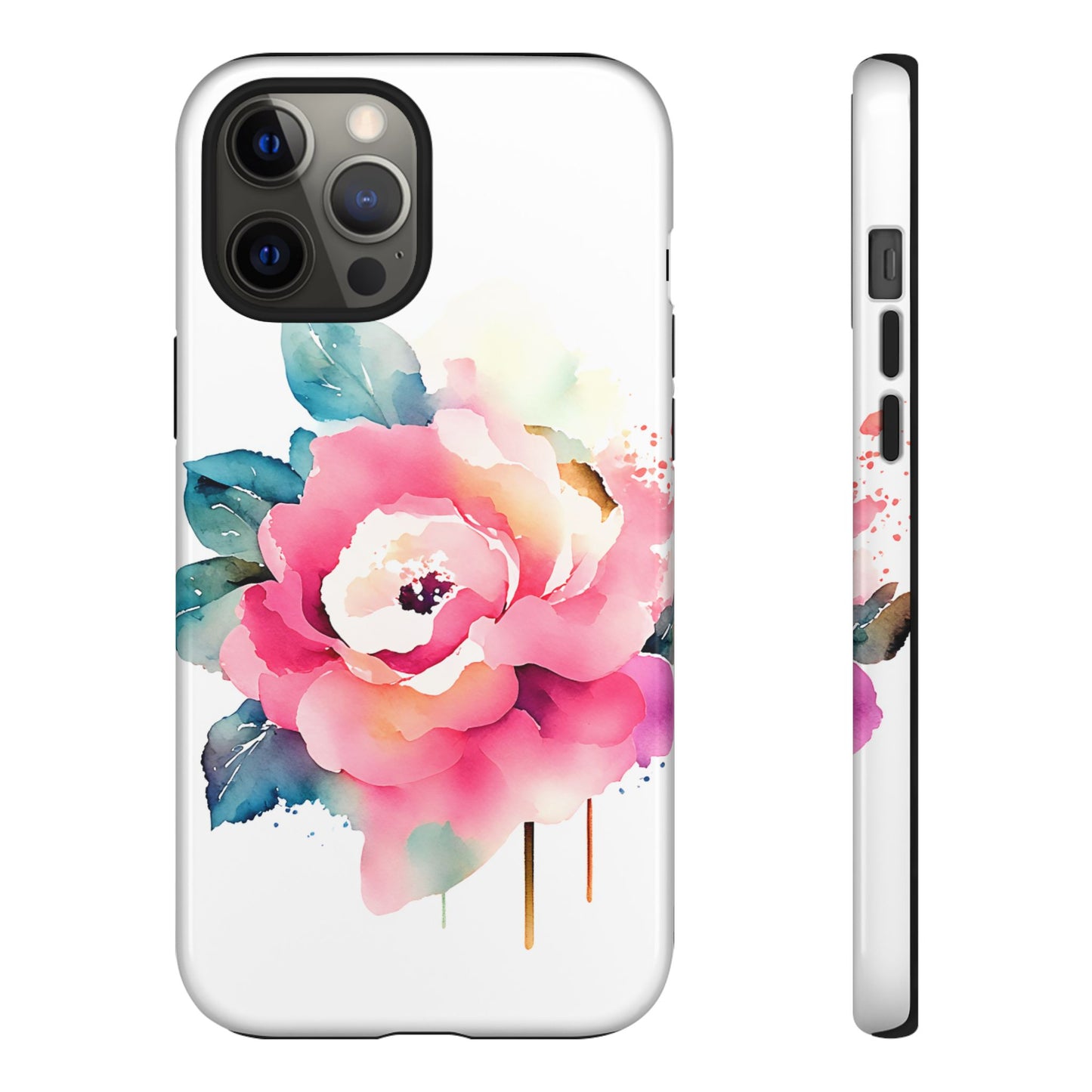 Floral Phone Case - Vibrant Rose Design