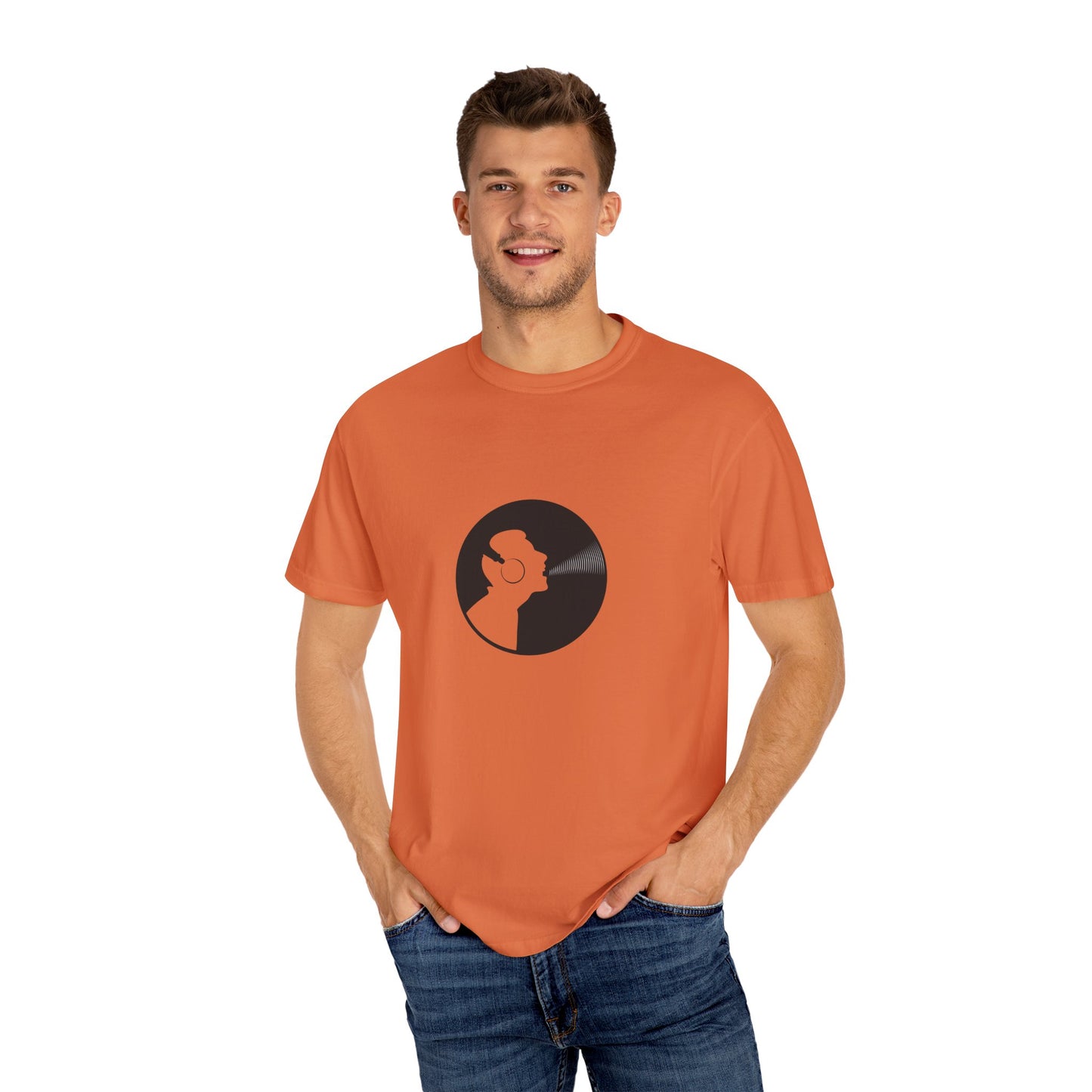 Vibrant Unisex Garment-Dyed T-shirt | Artistic Graphic Tee, Casual Wear, Gift for Him/Her, Summer Fashion, Colorful Apparel