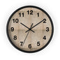 Minimalist Natural Wall Clock | Rustic Decor, Timeless Home Accent, Gift for Housewarming, Boho Vibe, Modern Design