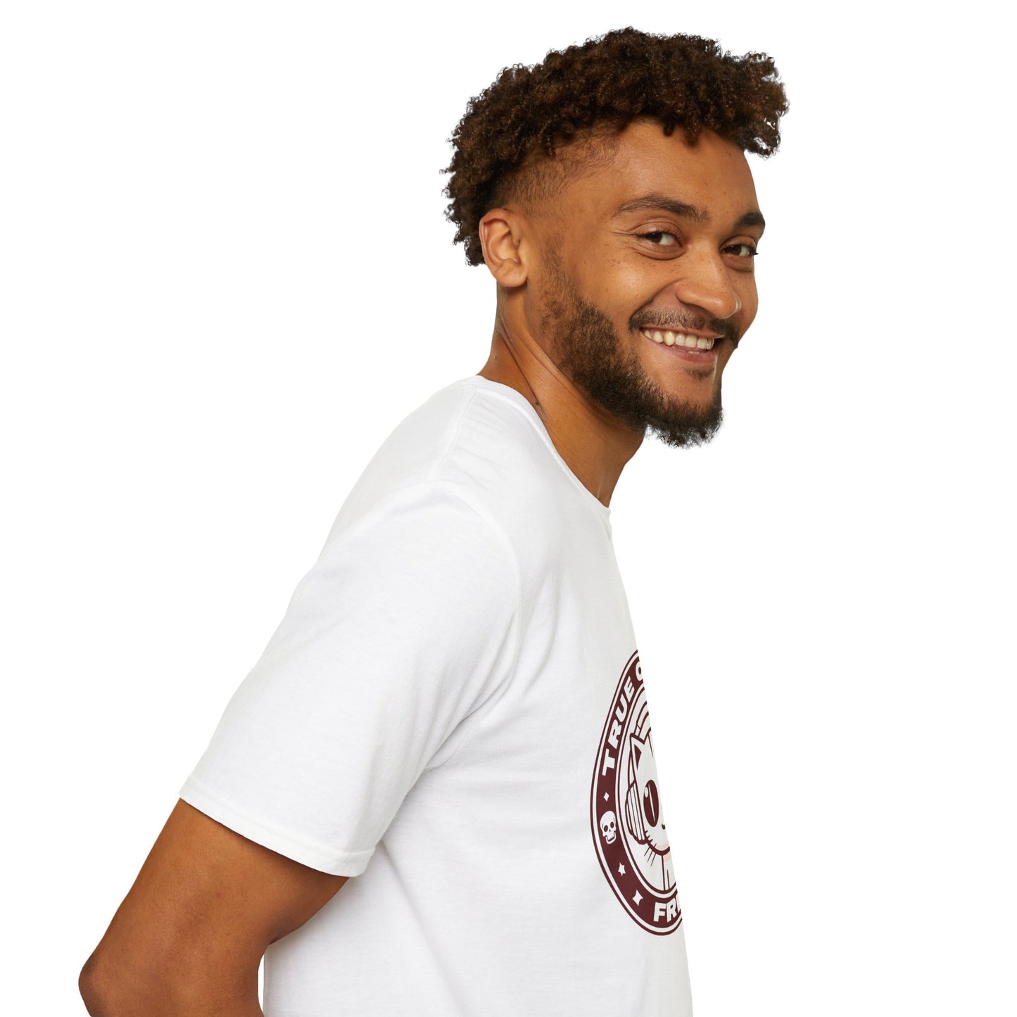 True Crime Freak Cat T-Shirt – Cute Kitty Badge Tee for True Crime Fans