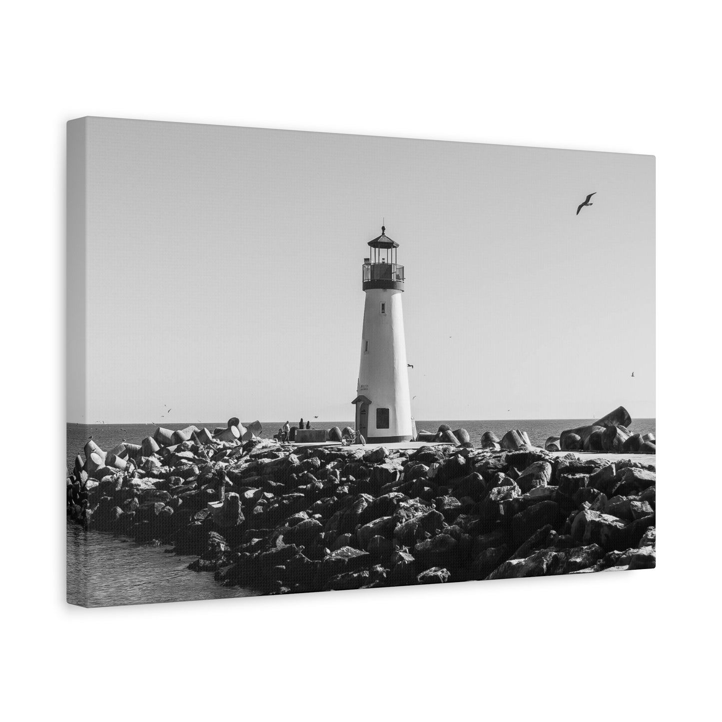 Matte Canvas, Stretched, 1.25" - Lighthouse