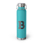 Personalized Copper Insulated Water Bottle, 22oz - "B" Custom Monogram