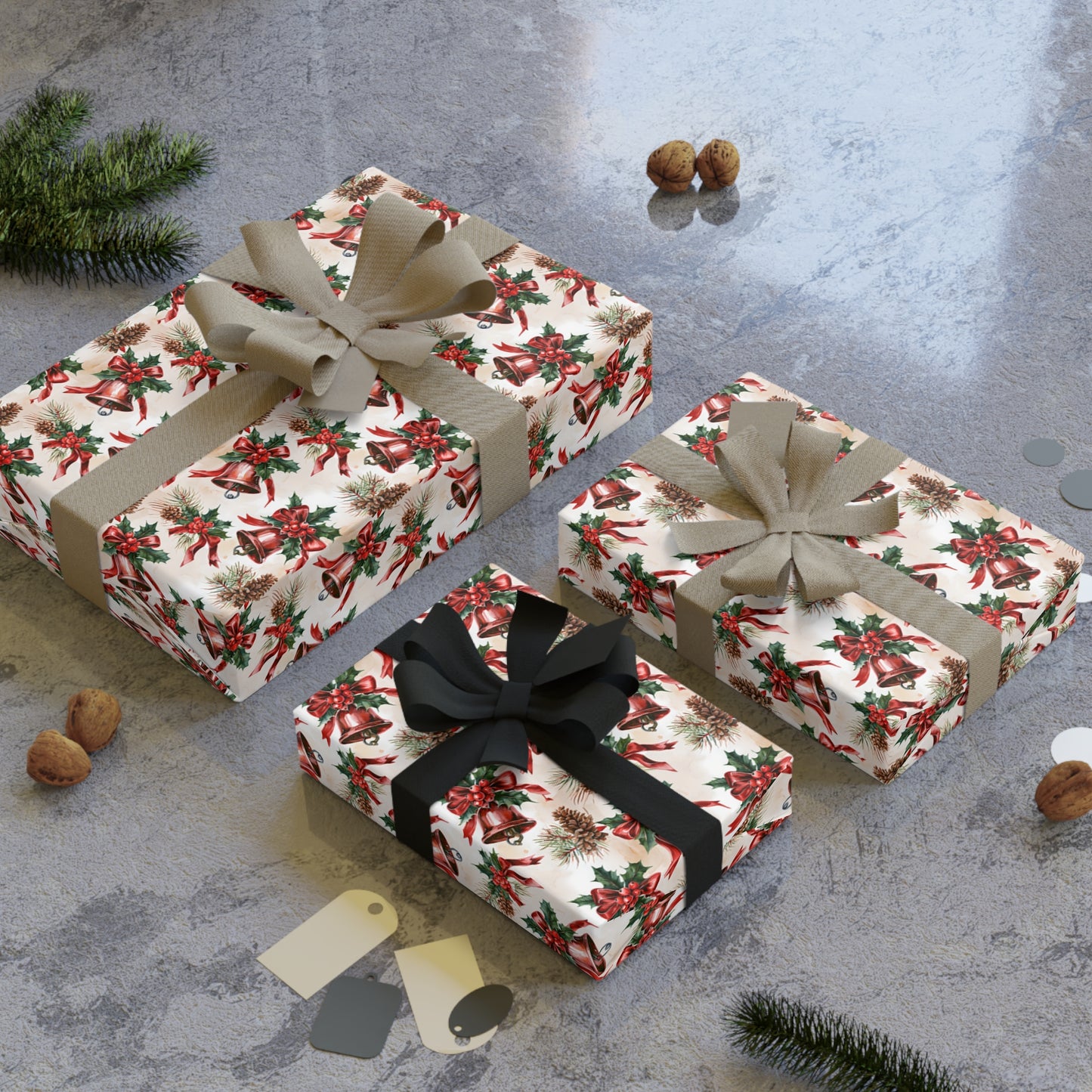 Festive Gift Wrapping Paper Roll, Holiday Wrap, Christmas Wrap, Eco-Friendly Wrapping Paper, Gift Wrap for All Occasions, Seasonal Gifts