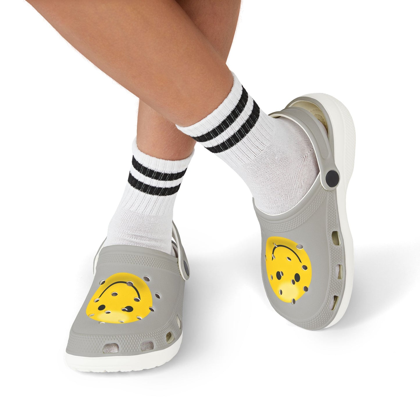 Smiley Face Clogs, Kid's EVA Foam Shoes