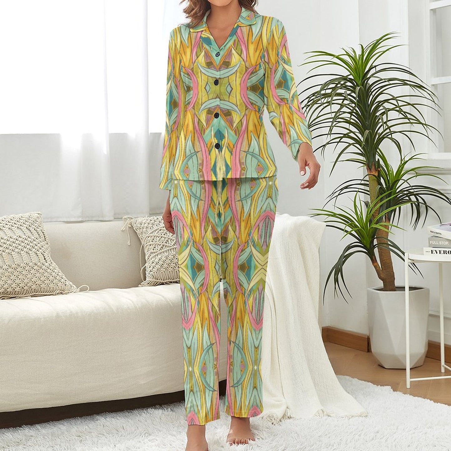 V-Neck Women Night Wear