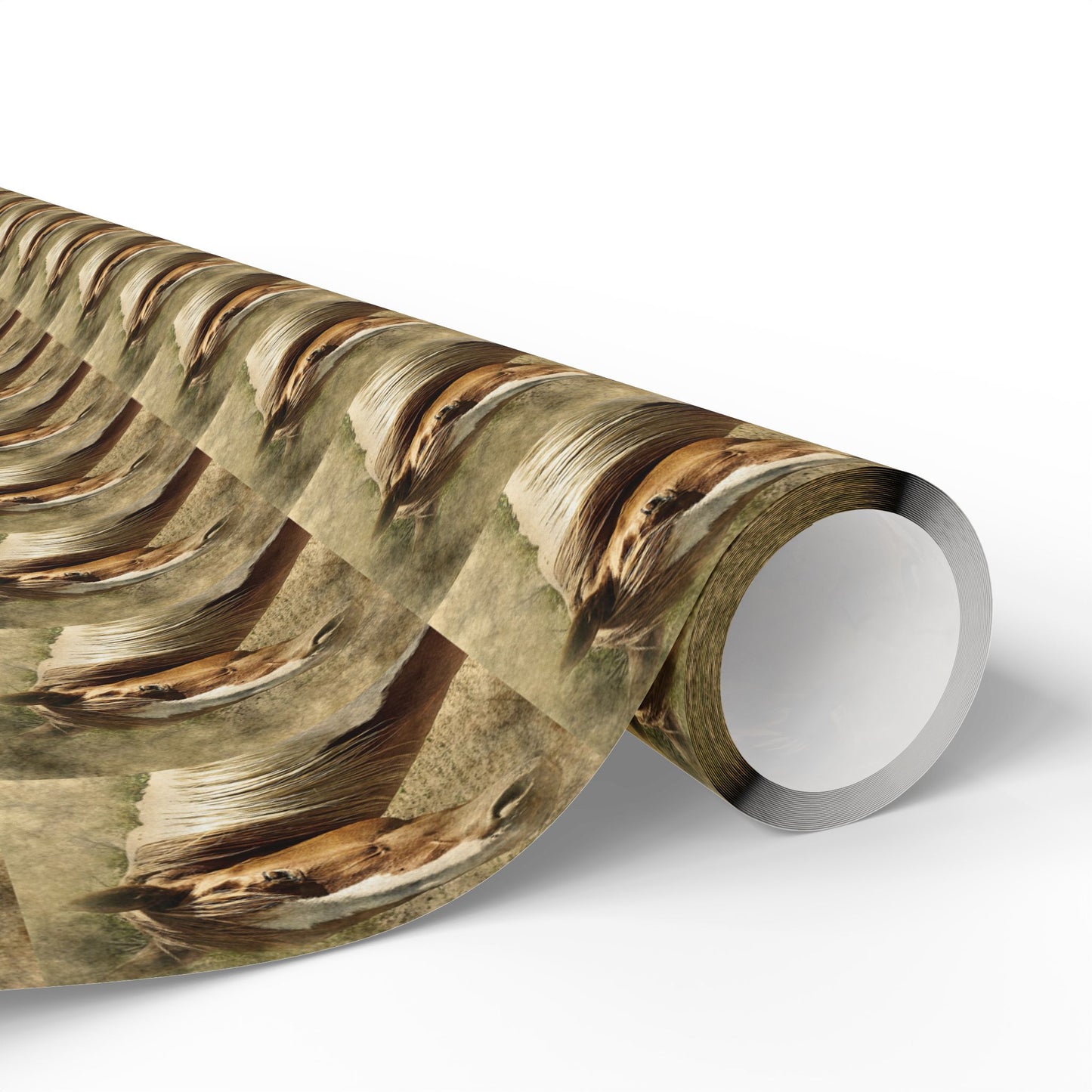 Wrapping Paper - Rustic Horse Pattern Gift Wrap