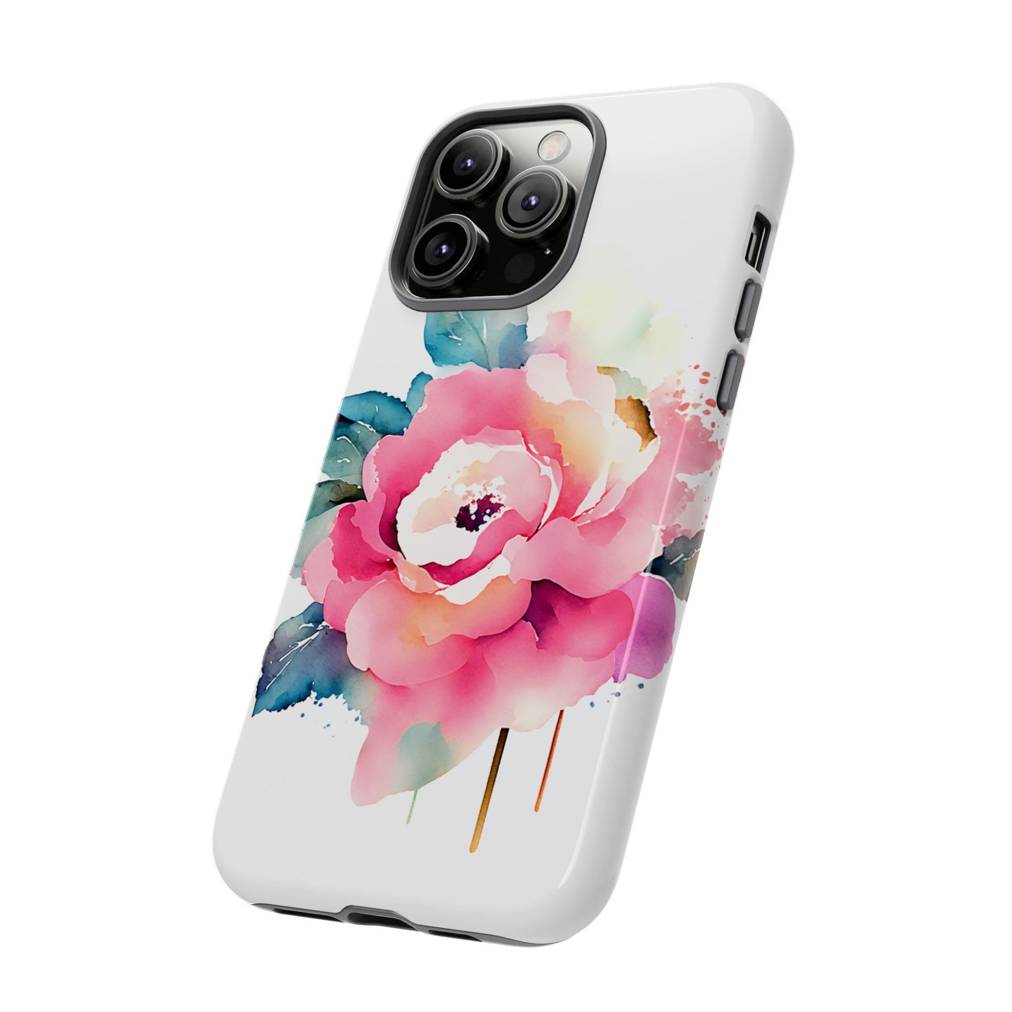 Floral Phone Case - Vibrant Rose Design