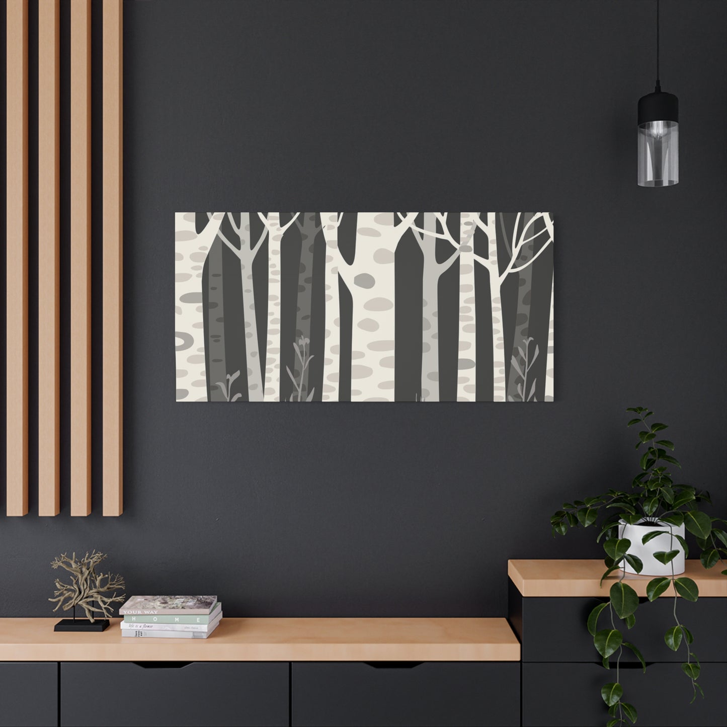 Matte Canvas, Stretched, 1.25" - Trees