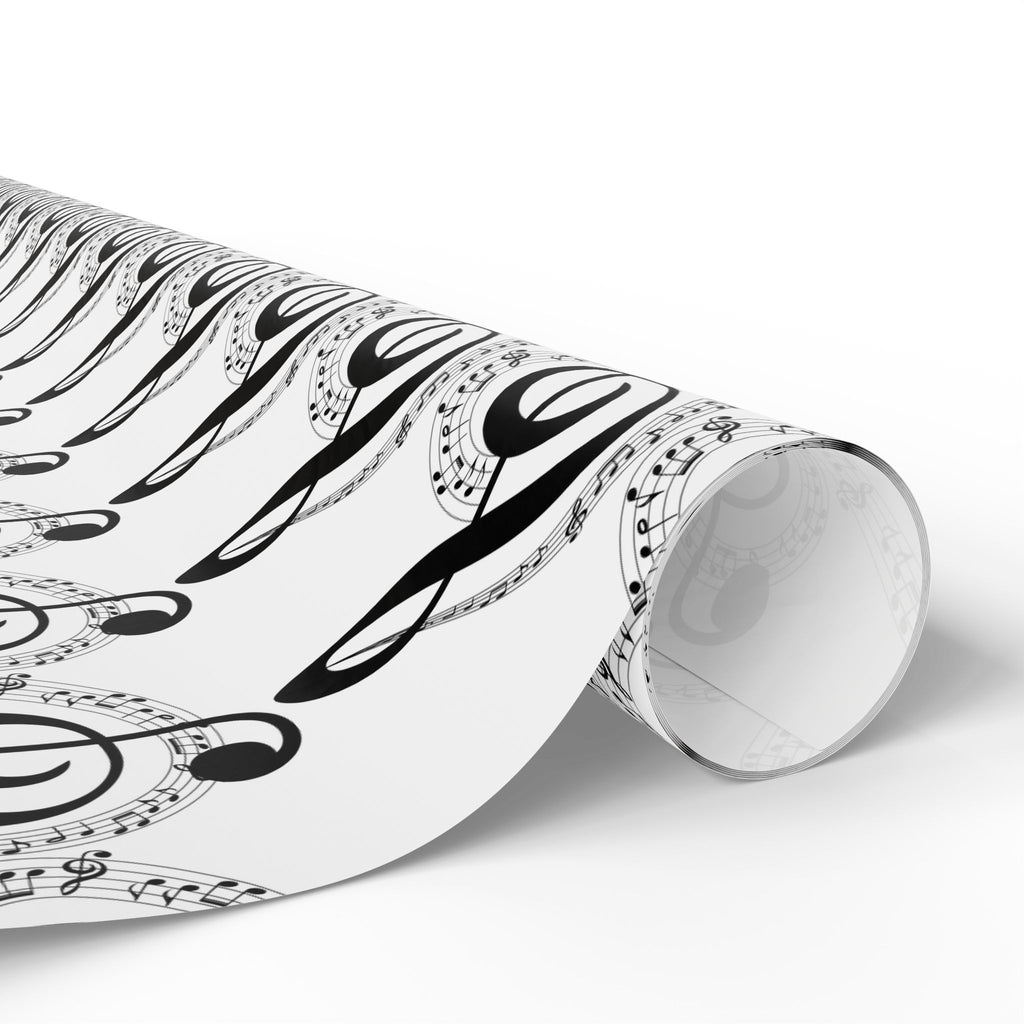 Musical Notes Wrapping Paper Perfect for Music Lovers