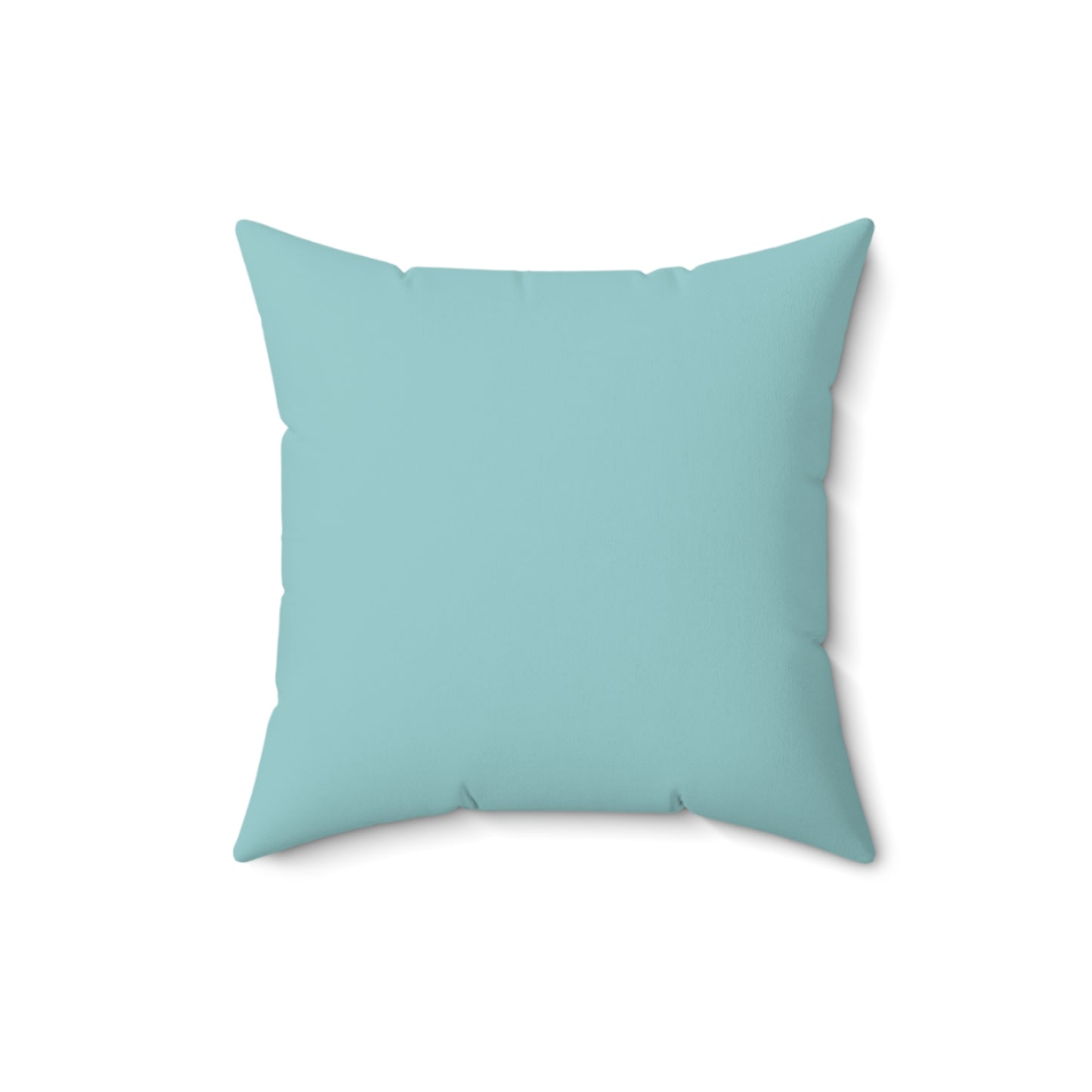 Love Heart Balloons Decorative Throw Pillow — Romantic Red Hearts on Aqua