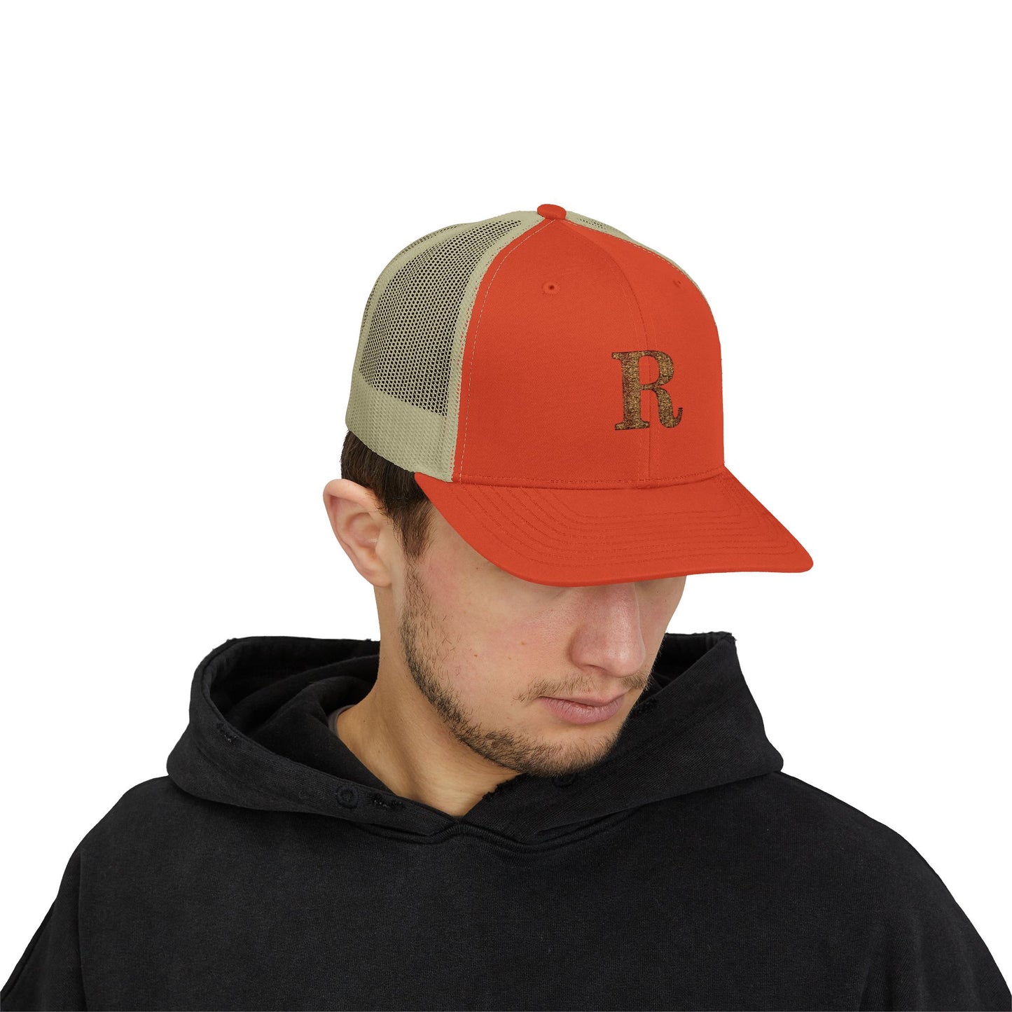 Letter R  Snapback Trucker Cap Hat
