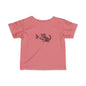 Cute Cat Playing with Butterfly Infant Tee, Baby Shirt, Toddler Apparel, Birthday Gift, Cute Baby Clothes, Cat Lover Outfit