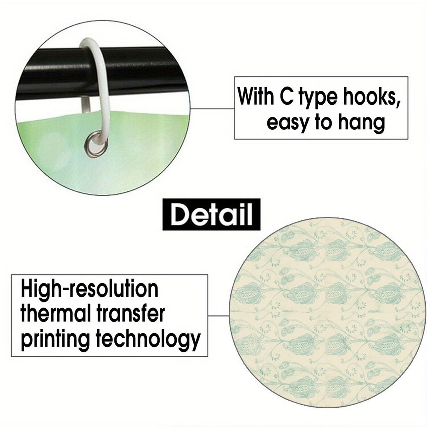 Waterproof Shower Curtain