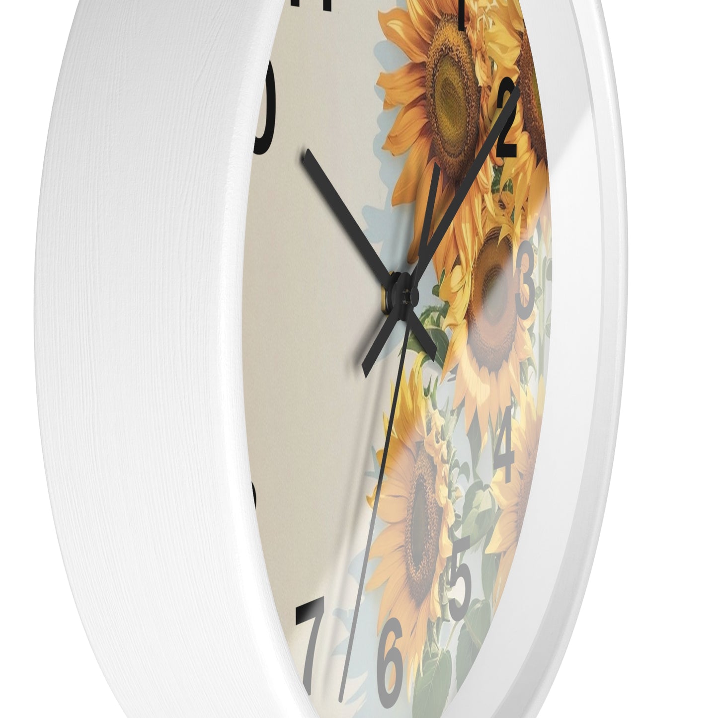 Sunflower Bouquet Wall Clock | Floral Home Decor, Kitchen Clock