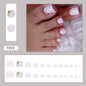 Pure desire French diamond flash ins wind sweet and cool hot girl press-on nails and Press-on toenails special – Image 20