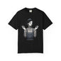 Gothic Striped Graphic Unisex T-Shirt, Edgy Casual Wear, Alternative Fashion, Gift for Her