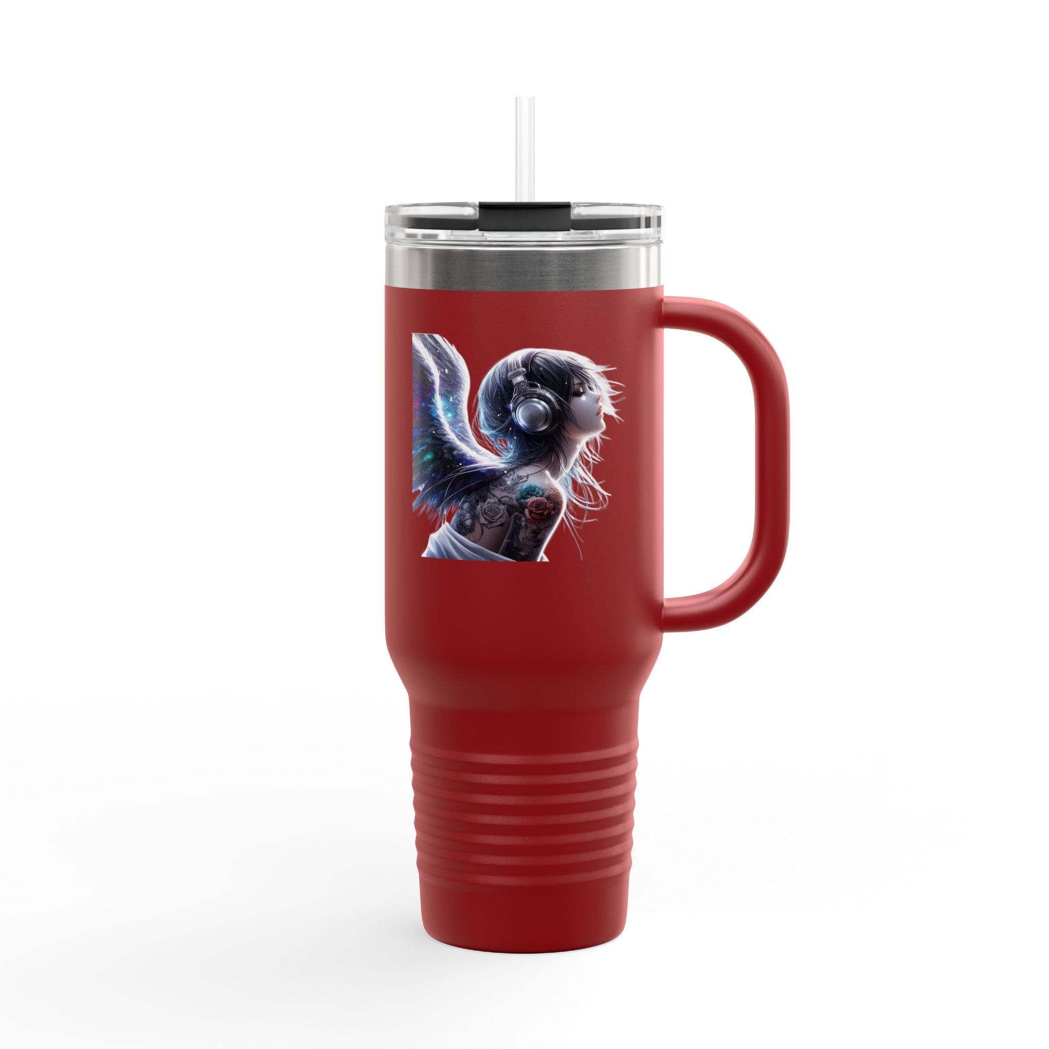 40oz Insulated Travel Mug — Cosmic Angel Illustration