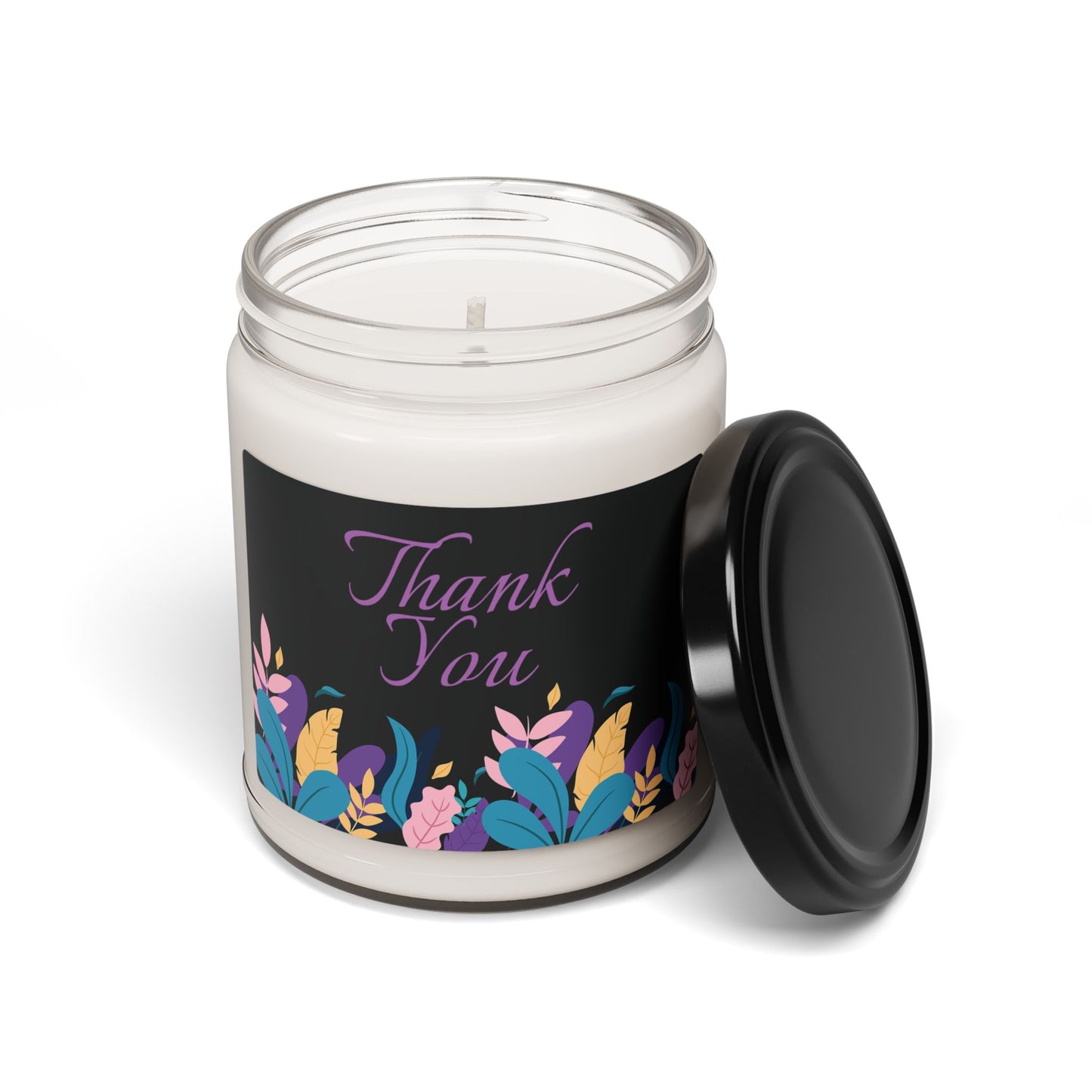 Thank You Scented Soy Candle — 9oz Floral Thank-You Gift Candle