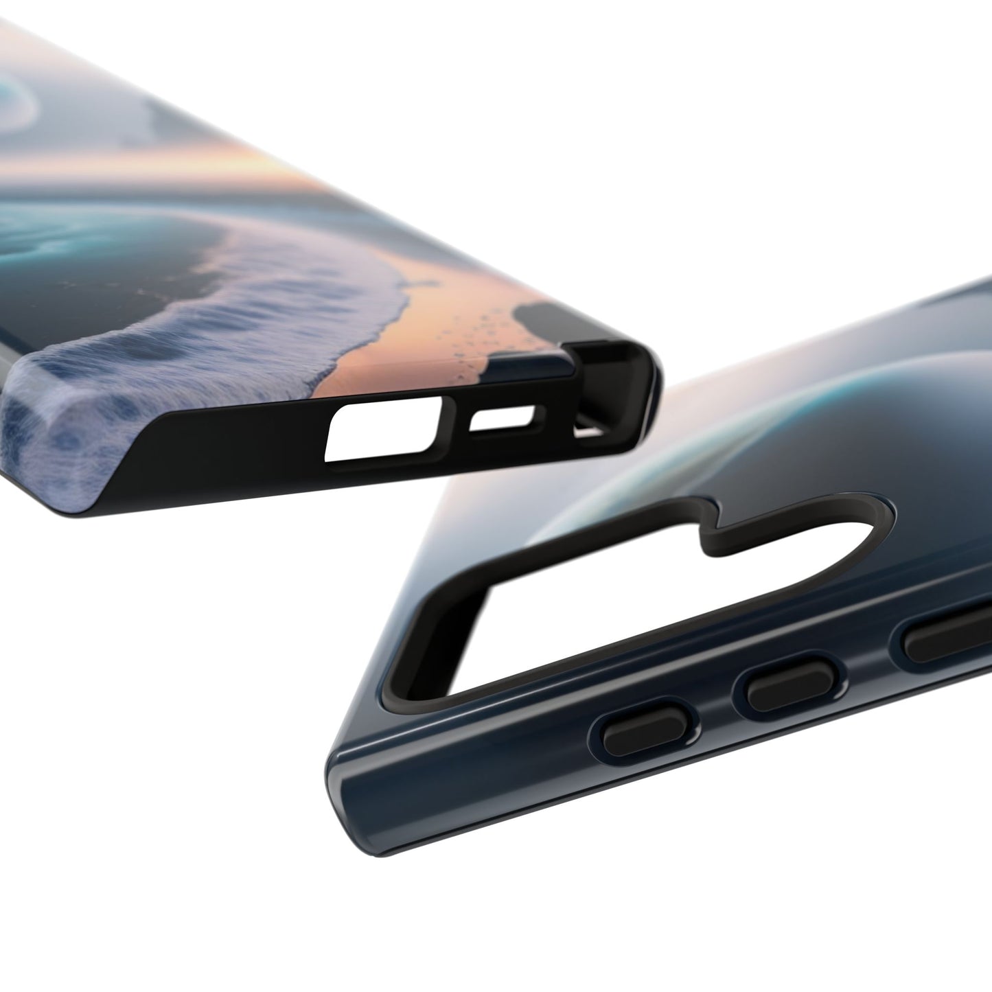 Galaxy Ocean Phone Case — Surreal Planet Beach Tough Case
