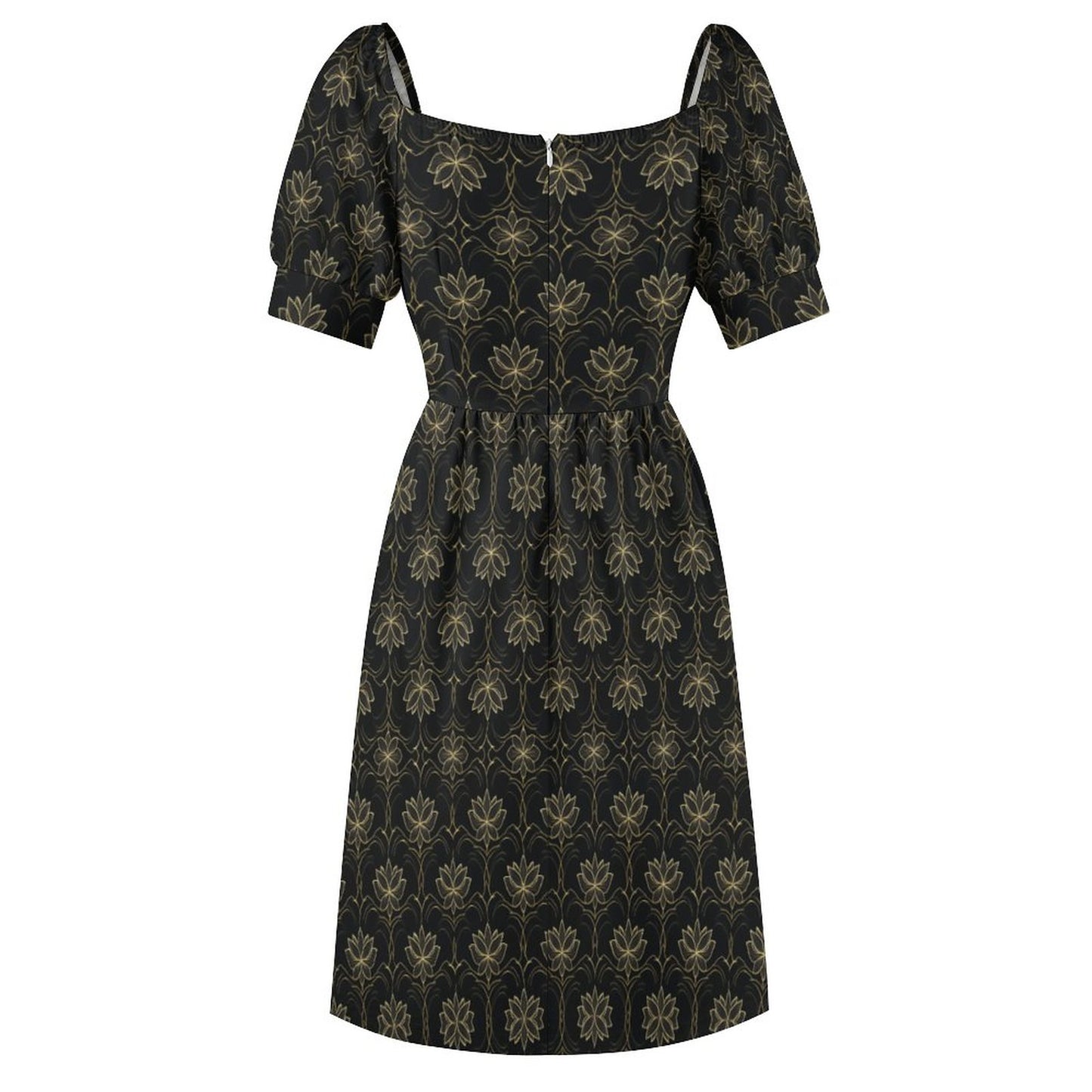 Short Sleeve V Neck Lovely Dress