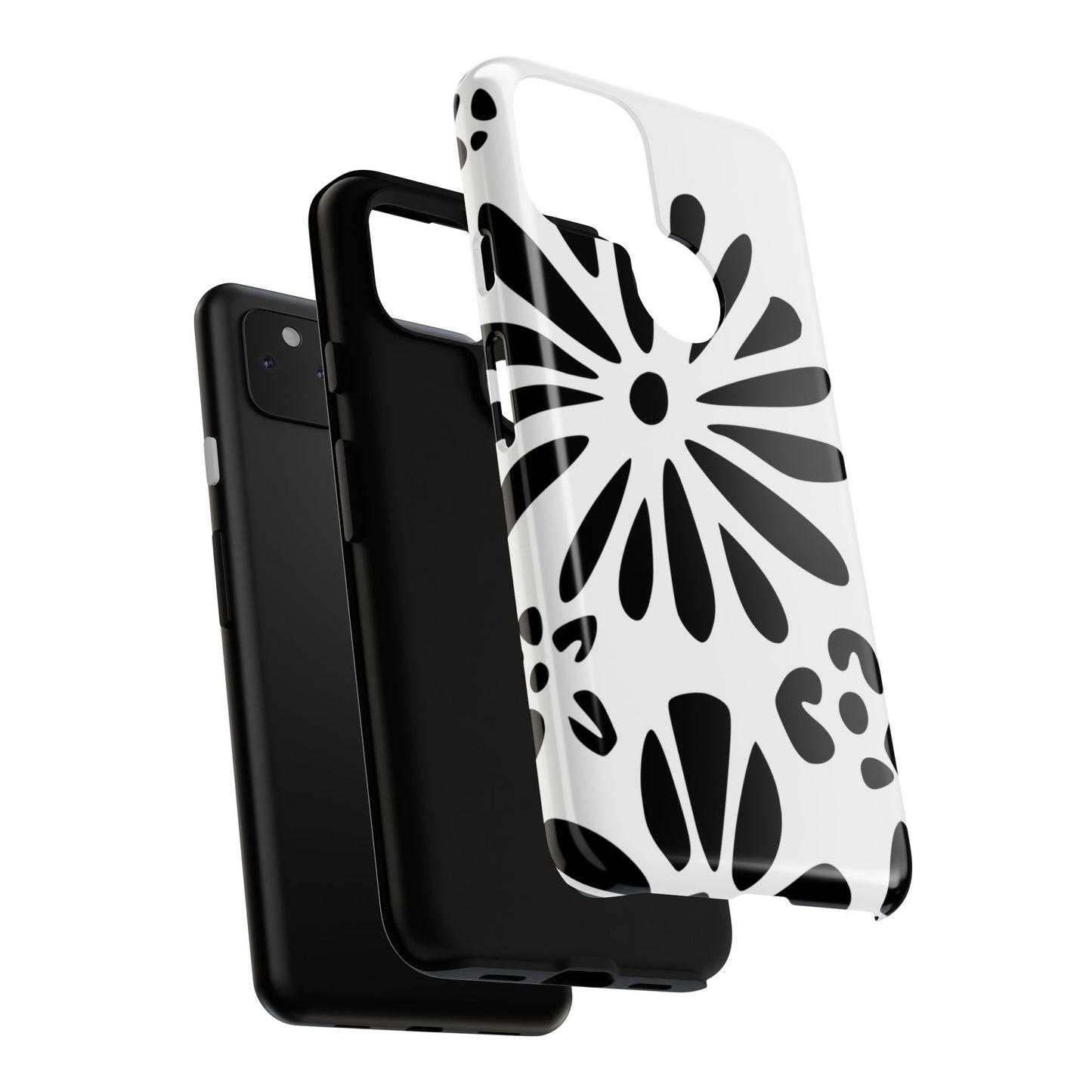 Stylish Phone Case with Floral Design, Tough Phone Cover for Her, Trendy Black and White Cell Phone Case, Unique Gift for Birthdays [...]