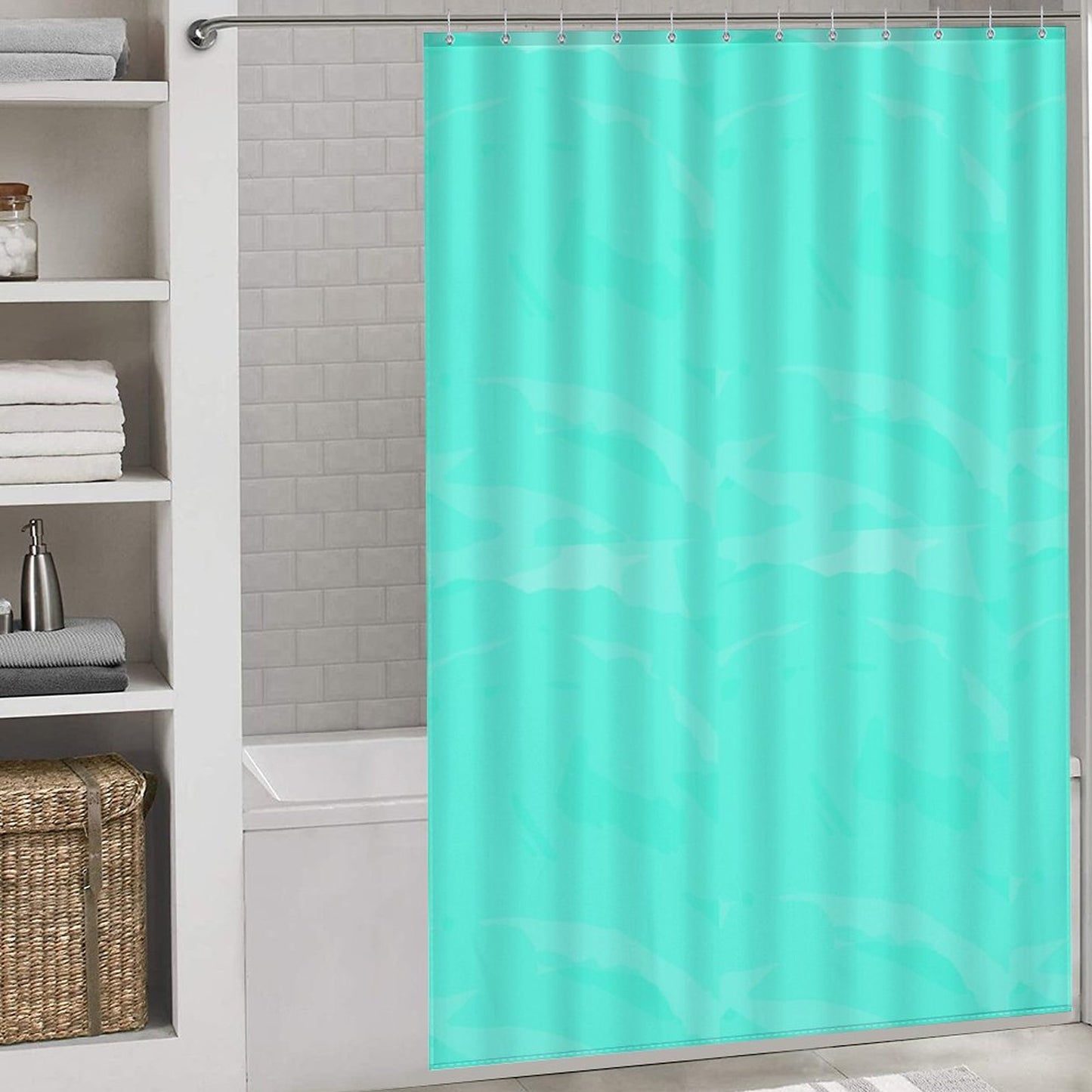 Teal Shower Curtain