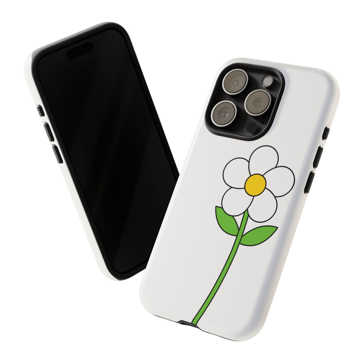 Floral Phone Case, Tough Cases with Flower Design, Cute Phone Accessory, Gifts for Her, Spring Decor, Unique Phone Cases
