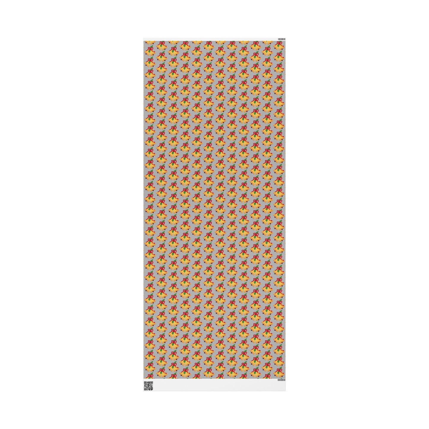 Holiday Bell Pattern Wrapping Paper — Festive Christmas Gift Wrap Roll