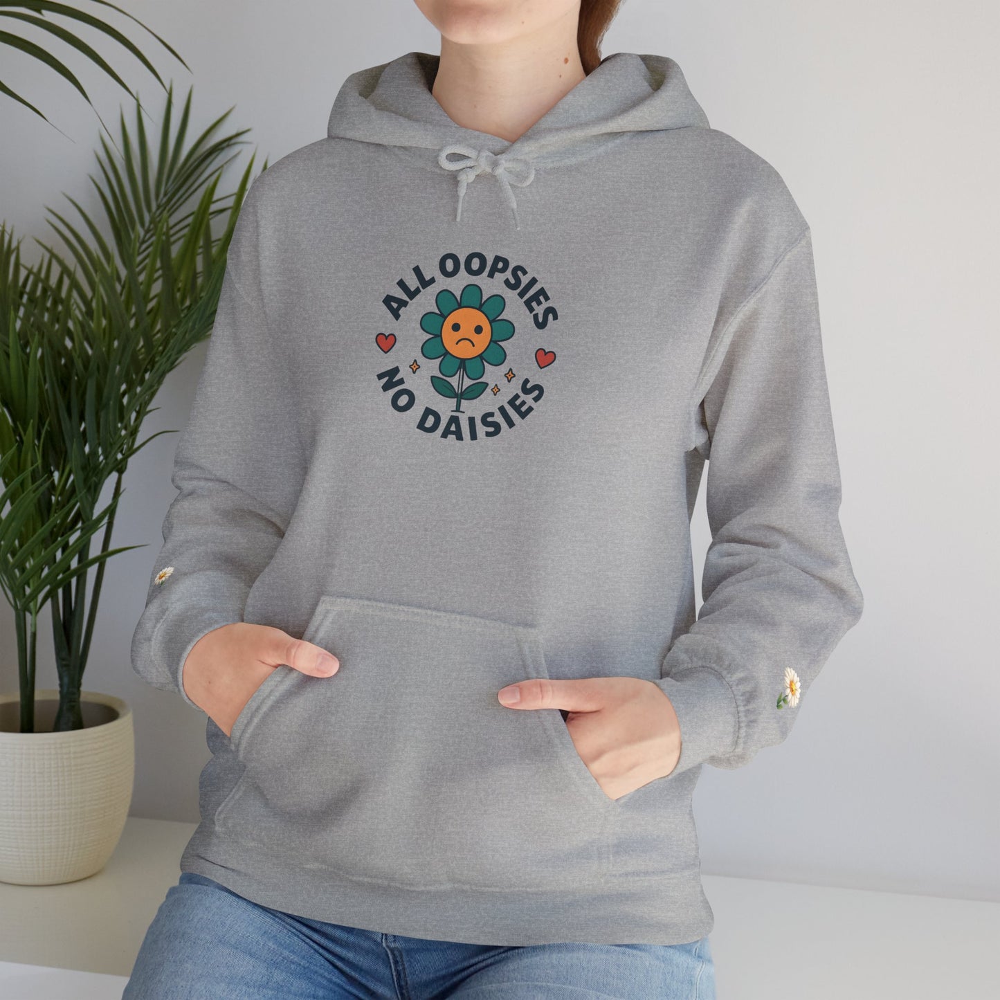 Psychedelic Floral Hoodie, Cozy Sweatshirt for Casual Style, Gift for Flower Lovers, Cute Streetwear, Spring Fashion, Art Tee