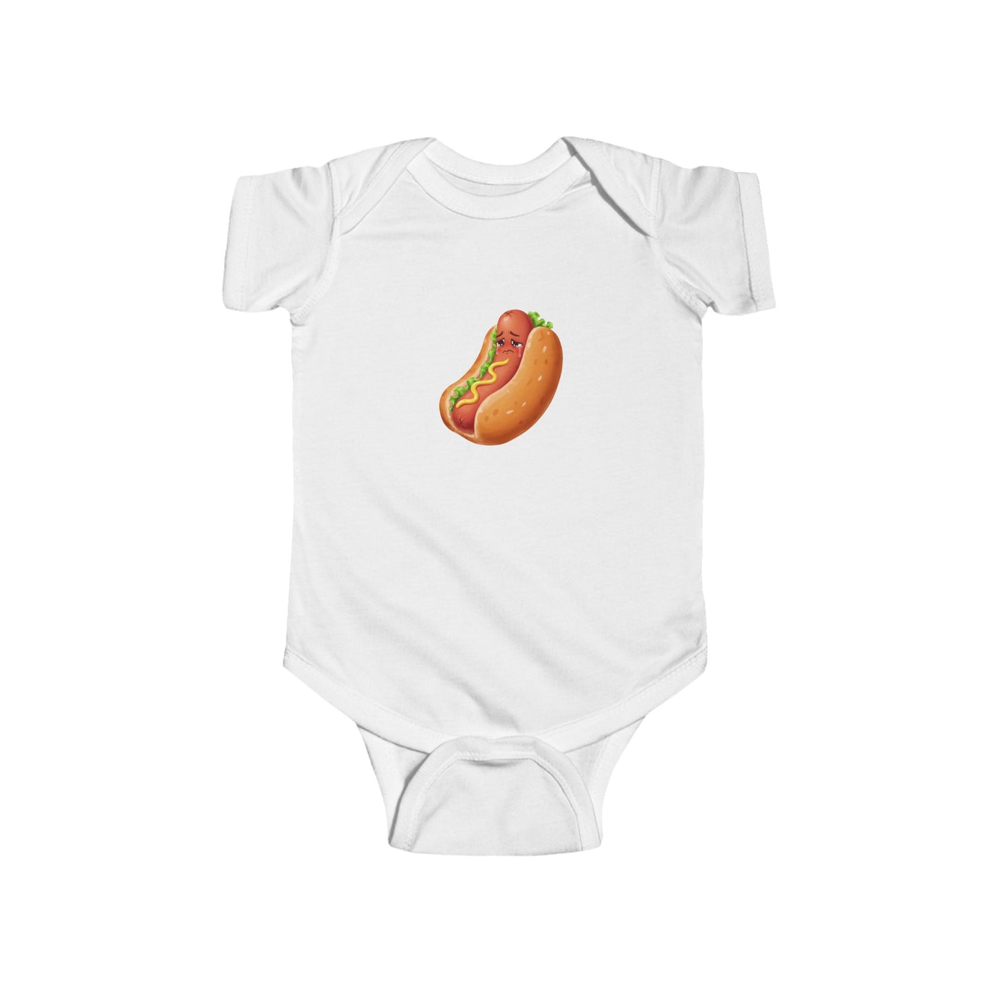 Cute Hot Dog Infant Bodysuit Onesie
