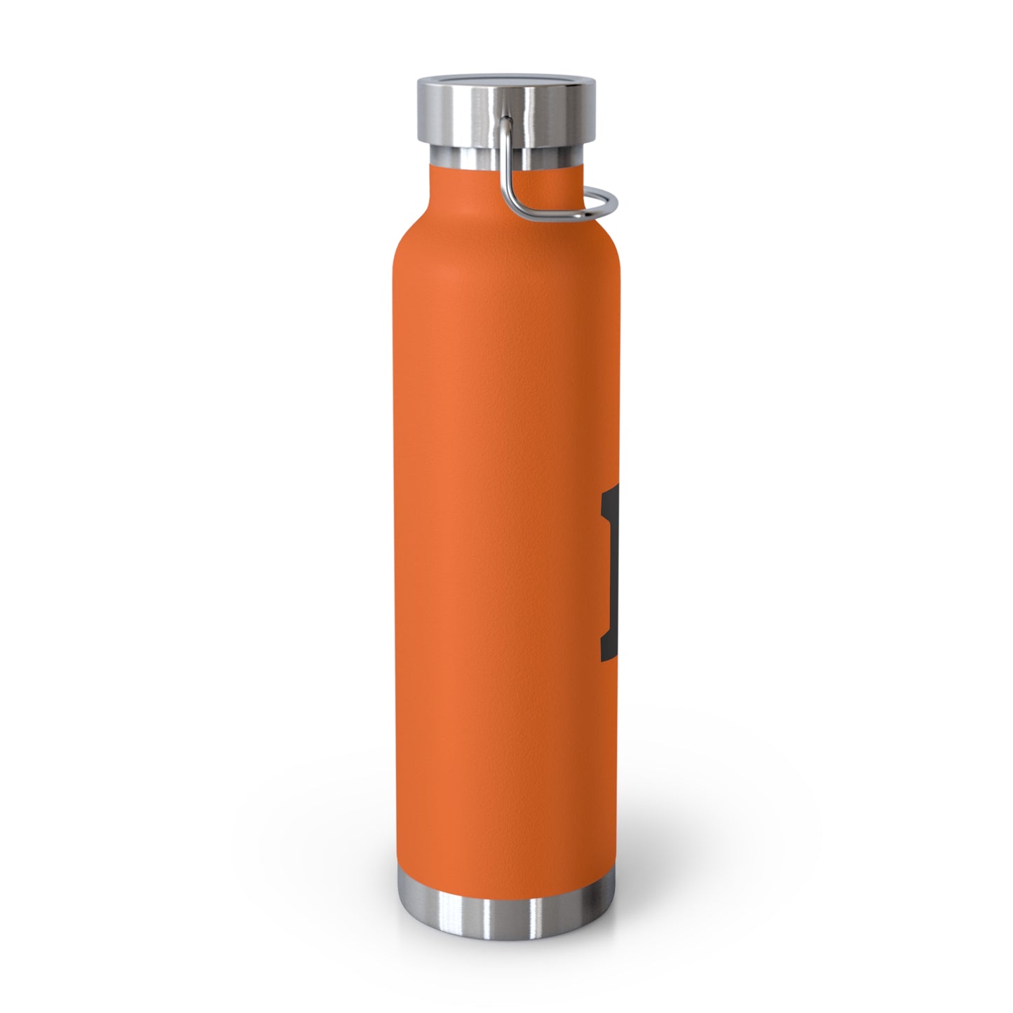 Personalized Copper Insulated Water Bottle, 22oz - "D" Custom Monogram