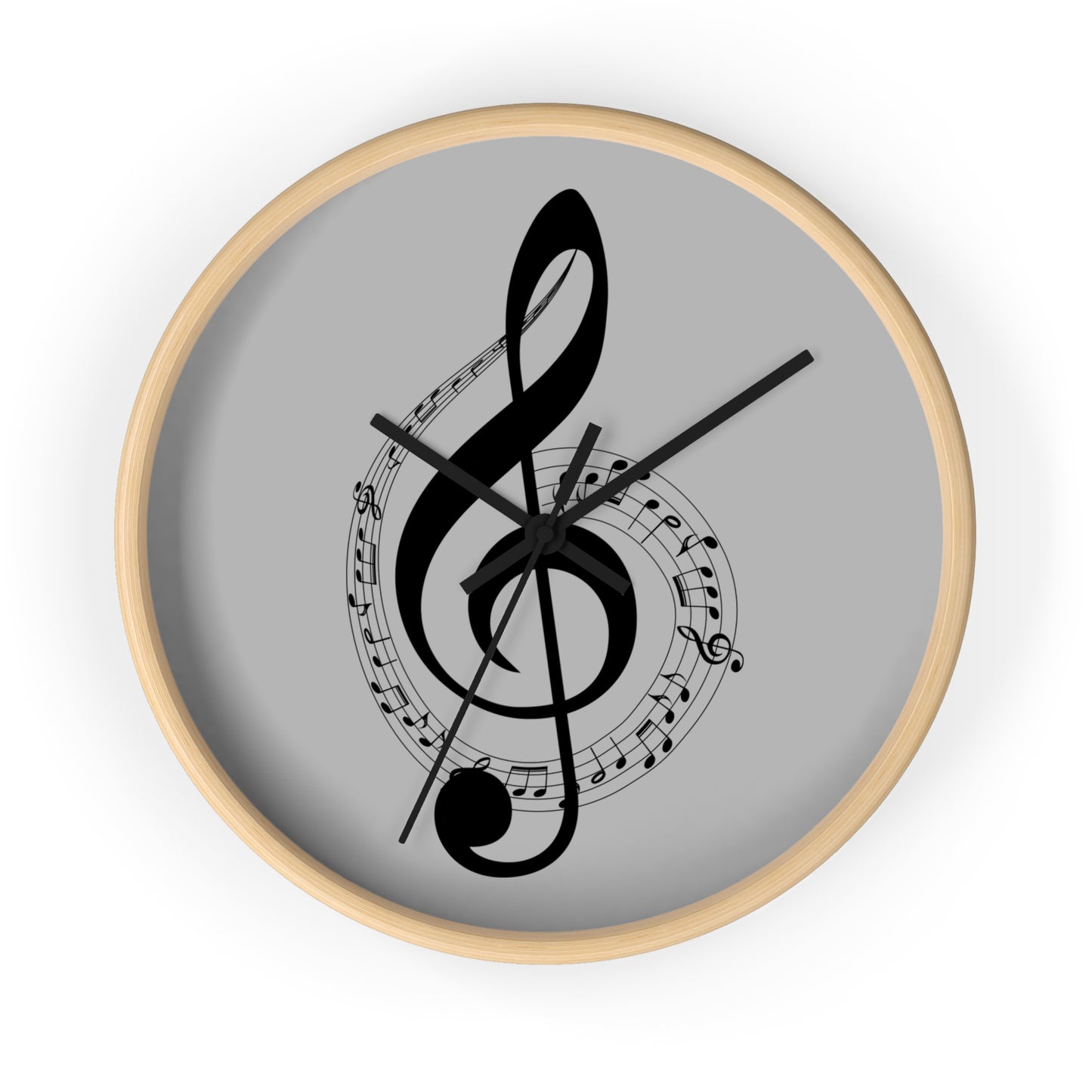 Musical Notes Wall Clock - Perfect for Music Lovers, Home Decor