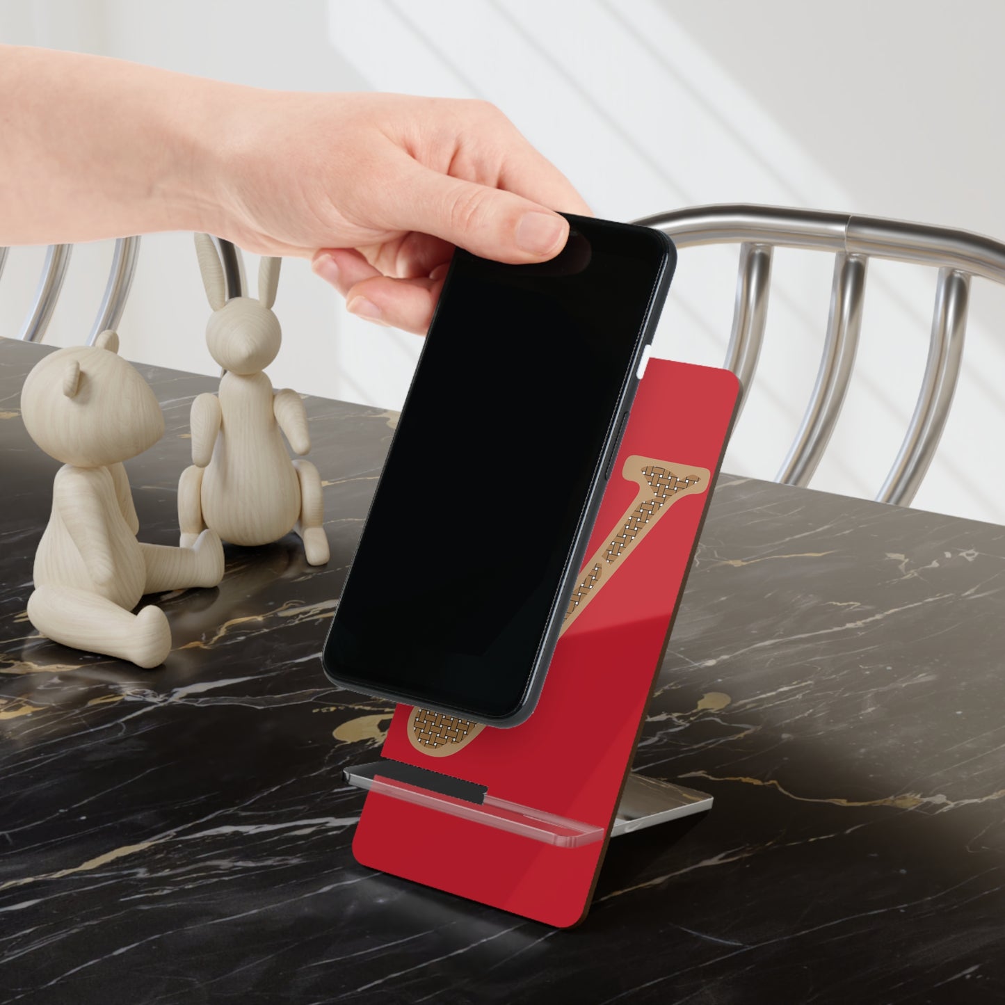 Stylish Phone Stand - Modern Mobile Display Holder, Desk Accessory, Unique Gift for Tech Lovers, Home Office Decor, Personalized Cell [...]