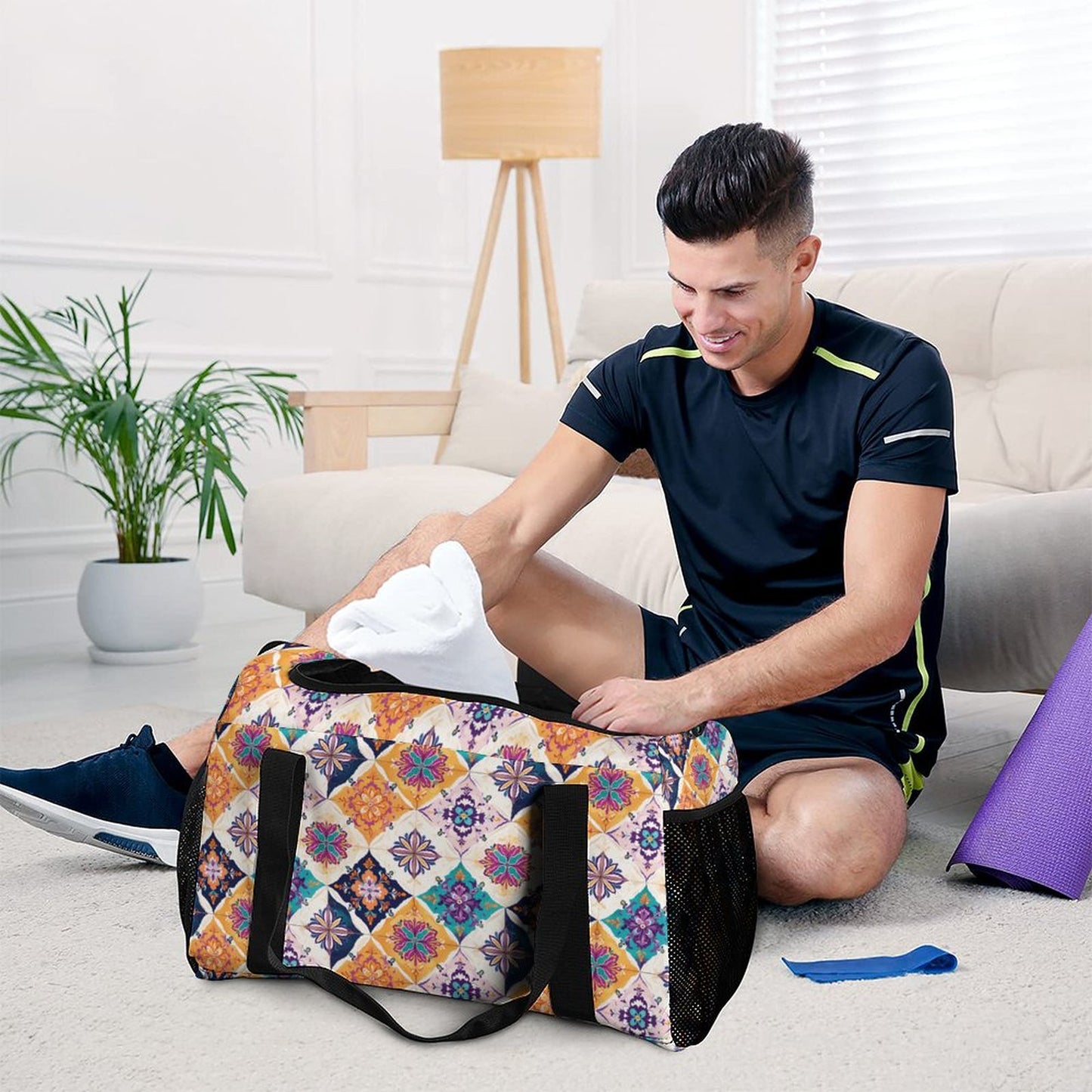 Travel Duffel Bag - Colorful