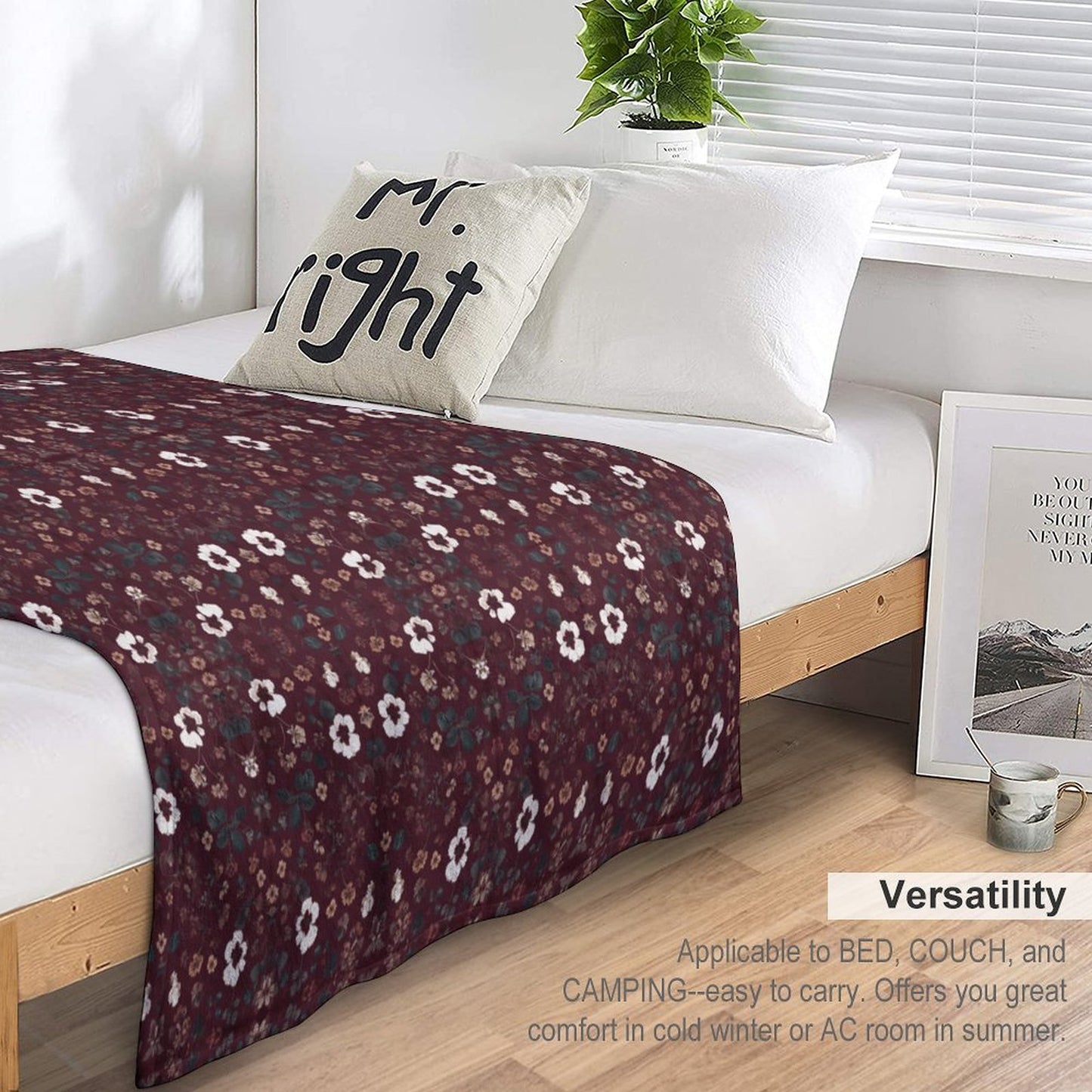 Flannel Blanket (One-sided Printing)-50"×60"