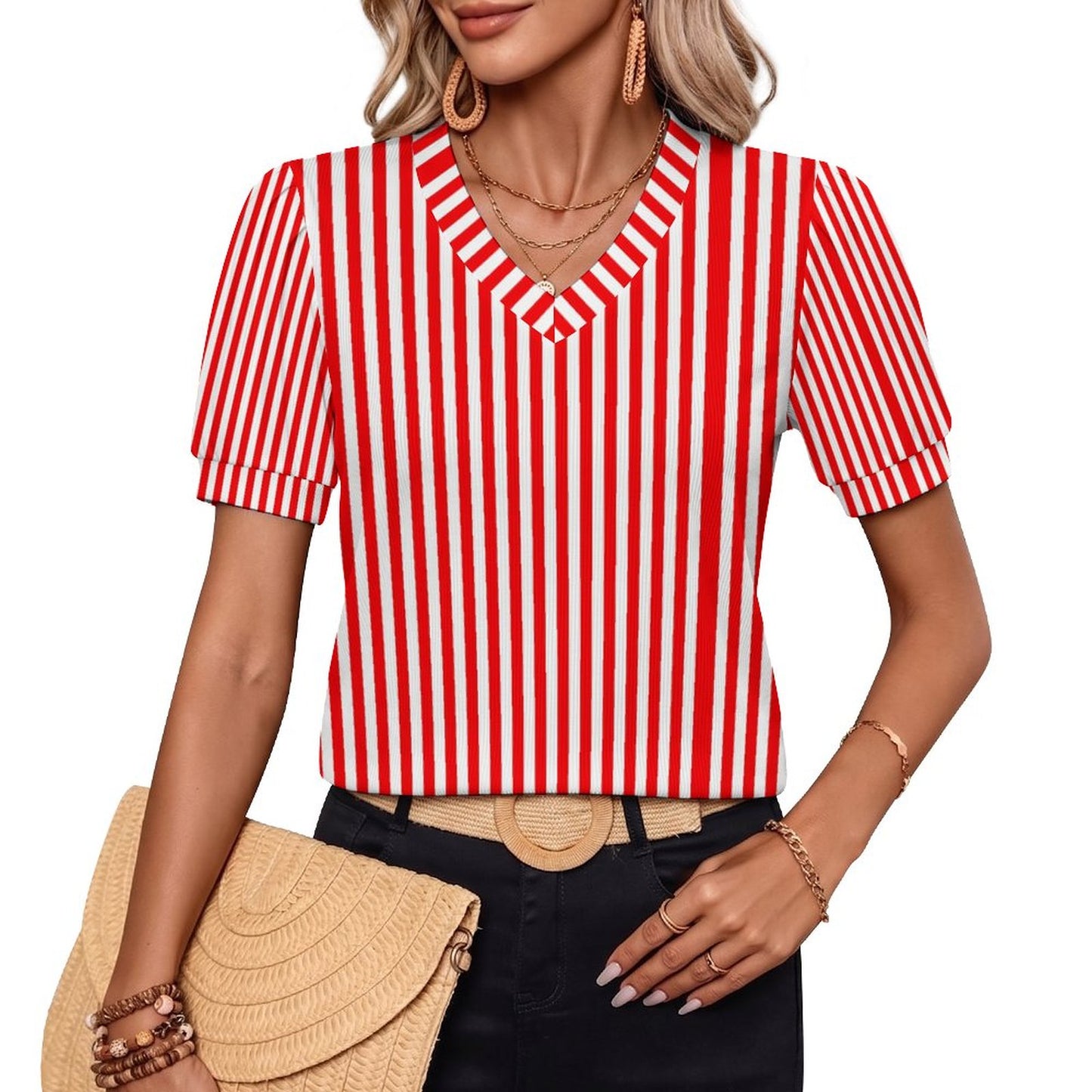 Women's Bubble Sleeve T-Shirt