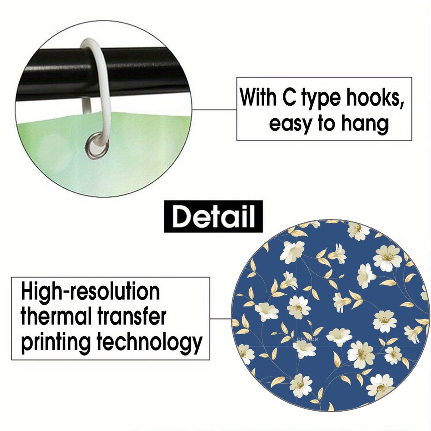 Waterproof Shower Curtain