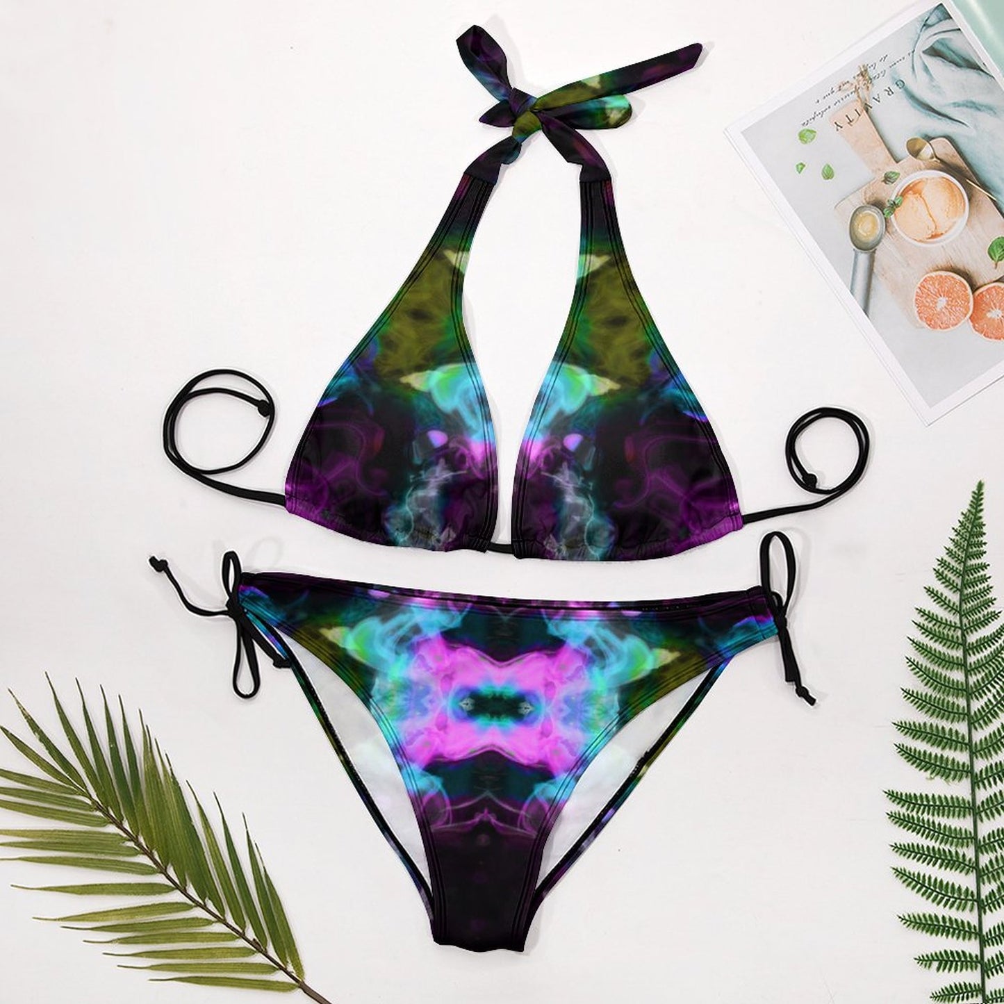 Two Piece Halter Swimsuit